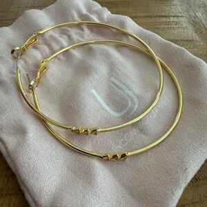 Uncommon James 5th Avenue Gold Hoop Earrings